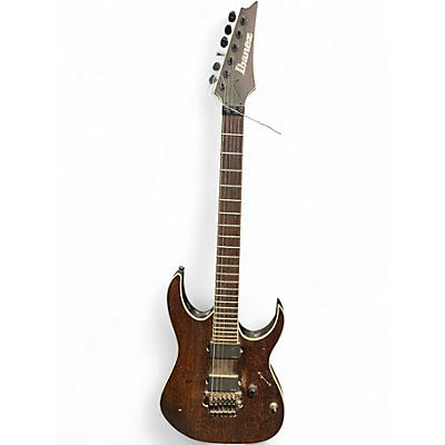 Used Ibanez Iron Label RGIR20BE  Walnut Natural Solid Body Electric Guitar
