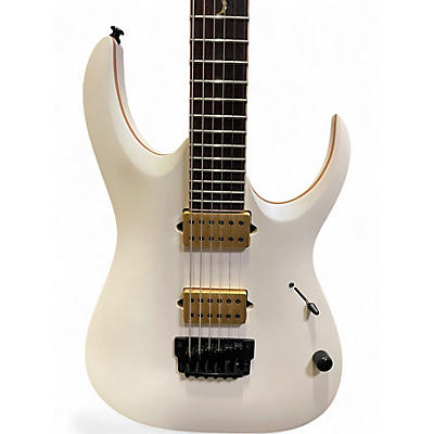 Used Ibanez JBM10FX Jake Bowen Signature Pearl White Matte Solid Body Electric Guitar
