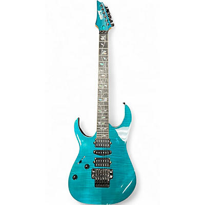 Used Ibanez JCRG20126 J Custom Left Handed Teal Electric Guitar