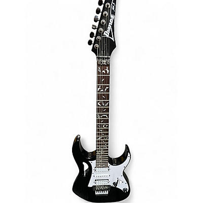 Used Ibanez JEM JR Black Solid Body Electric Guitar