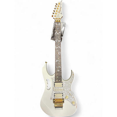 Used Ibanez JEM333 Steve Vai Signature White Solid Body Electric Guitar