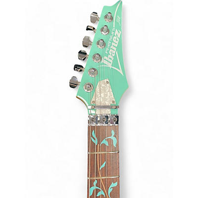 Ibanez Used Ibanez JEM70V Steve Vai Signature Mint Green Solid Body Electric Guitar