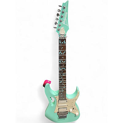 Used Ibanez JEM70V Steve Vai Signature SEAFOAM GREEN Solid Body Electric Guitar