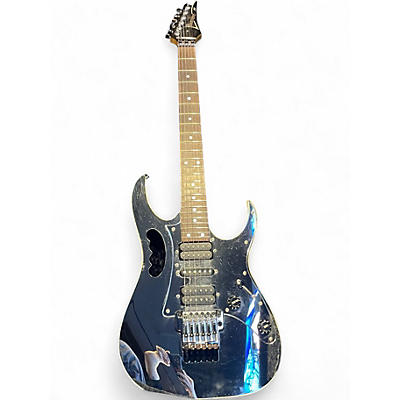 Used Ibanez JEM77B ROCK MIRROR Solid Body Electric Guitar
