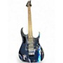 Used Ibanez JEM77B ROCK MIRROR Solid Body Electric Guitar ROCK MIRROR