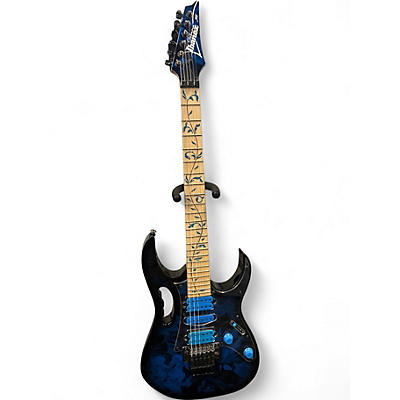 Used Ibanez JEM77FP Steve Vai Signature Blue Solid Body Electric Guitar