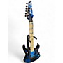 Used Ibanez JEM77FP Steve Vai Signature Blue to Black Fade Solid Body Electric Guitar Blue to Black Fade
