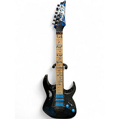 Used Ibanez JEM77P BLUE FLORAL Solid Body Electric Guitar