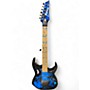 Used Ibanez JEM77P Blue Floral Solid Body Electric Guitar Blue Floral