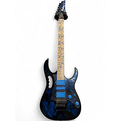 Used Ibanez JEM77P Blue Solid Body Electric Guitar