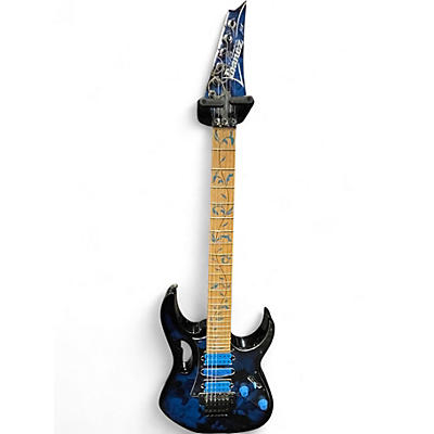 Used Ibanez JEM77P Blue Solid Body Electric Guitar