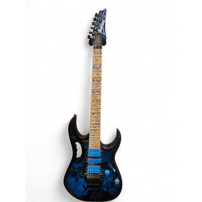 Used Ibanez JEM77P STEVE VAI Blue Floral Solid Body Electric Guitar