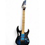 Used Ibanez JEM77P Steve Vai Signature Blue Floral Pattern Solid Body Electric Guitar Blue Floral Pattern