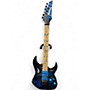 Used Ibanez JEM77P Steve Vai Signature Blue Floral Solid Body Electric Guitar Blue Floral