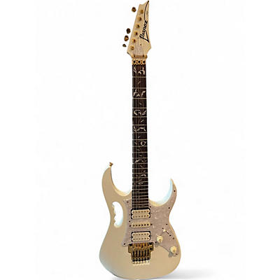 Used Ibanez JEM7V Steve Vai Signature Classic White Solid Body Electric Guitar