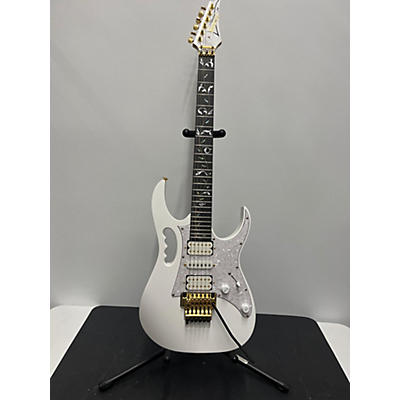 Ibanez Used Ibanez JEM7V Steve Vai Signature White Solid Body Electric Guitar