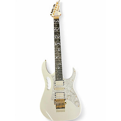 Used Ibanez JEM7V Steve Vai Signature White Solid Body Electric Guitar