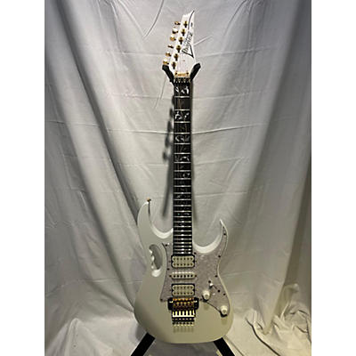 Ibanez Used Ibanez JEM7VP Steve Vai Premium Signature White Solid Body Electric Guitar