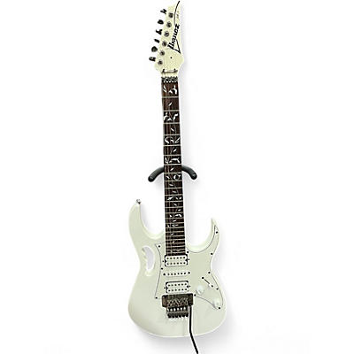 Used Ibanez JEMJR Alpine White Solid Body Electric Guitar