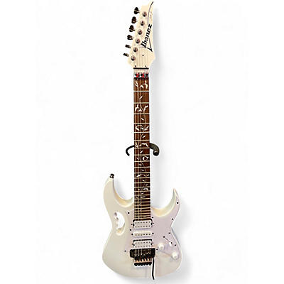 Used Ibanez JEMJR Alpine White Solid Body Electric Guitar
