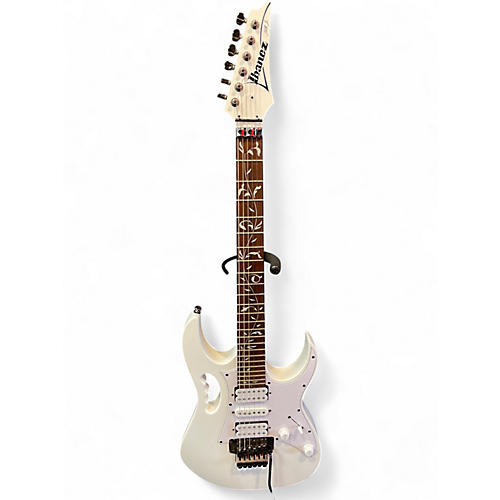 Used Ibanez JEMJR Alpine White Solid Body Electric Guitar Alpine White