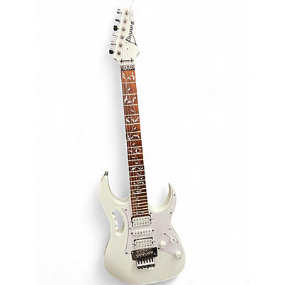 Used Ibanez JEMJR Alpine White Solid Body Electric Guitar