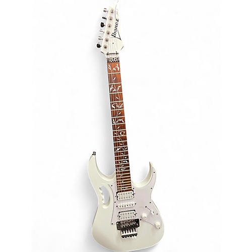 Used Ibanez JEMJR Alpine White Solid Body Electric Guitar Alpine White