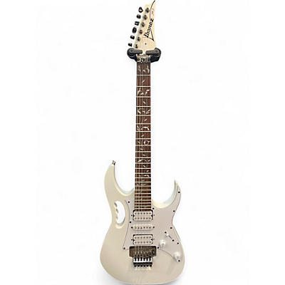 Used Ibanez JEMJR Alpine White Solid Body Electric Guitar