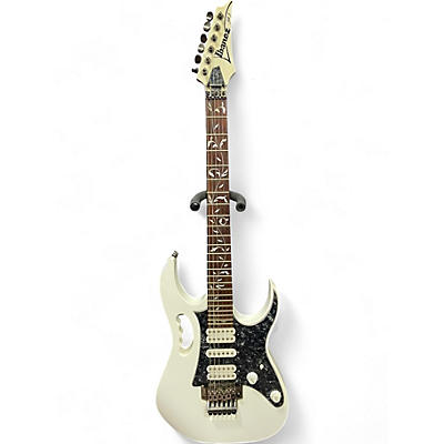 Used Ibanez JEMJR Alpine White Solid Body Electric Guitar