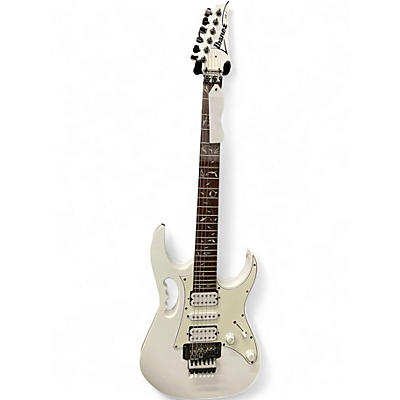 Used Ibanez JEMJR Alpine White Solid Body Electric Guitar
