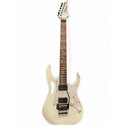 Used Ibanez JEMJR Alpine White Solid Body Electric Guitar