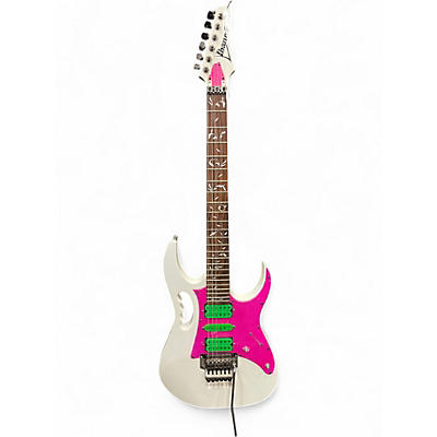 Used Ibanez JEMJR Alpine White Solid Body Electric Guitar