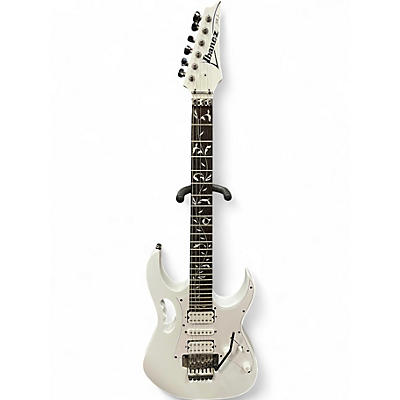 Used Ibanez JEMJR Alpine White Solid Body Electric Guitar