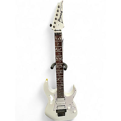 Used Ibanez JEMJR Alpine White Solid Body Electric Guitar