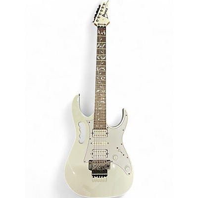Used Ibanez JEMJR Alpine White Solid Body Electric Guitar