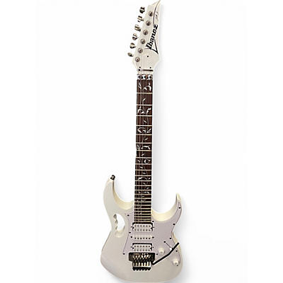 Used Ibanez JEMJR Arctic White Solid Body Electric Guitar