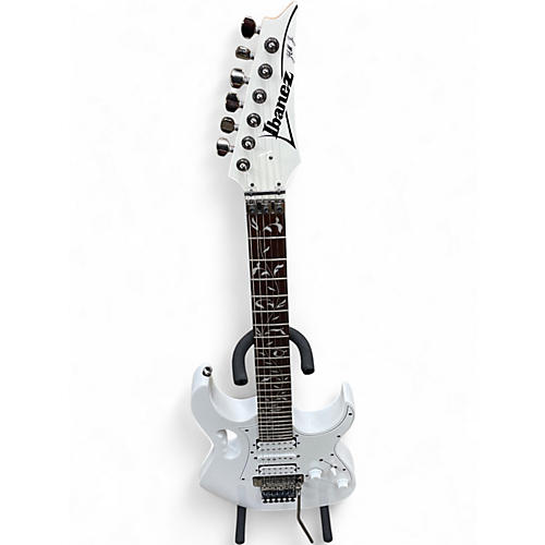 Used Ibanez JEMJR Arctic White Solid Body Electric Guitar Arctic White