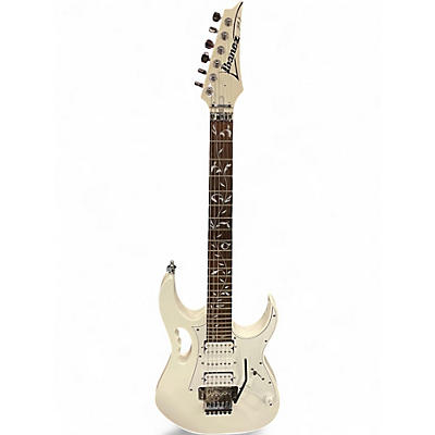 Used Ibanez JEMJR Arctic White Solid Body Electric Guitar