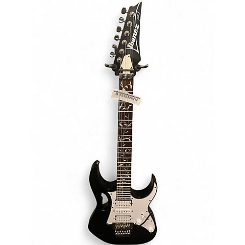 Used Ibanez JEMJR Black Solid Body Electric Guitar Black