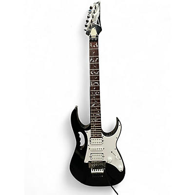 Used Ibanez JEMJR Black Solid Body Electric Guitar
