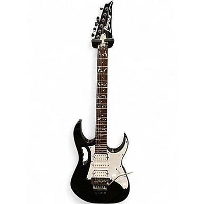 Used Ibanez JEMJR Black Solid Body Electric Guitar