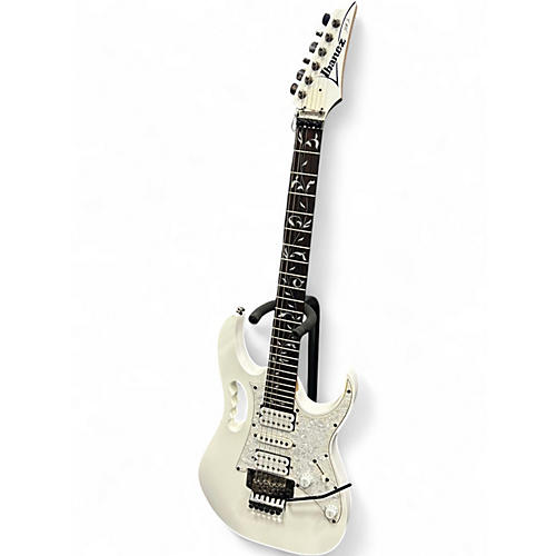 Used Ibanez JEMJR Classic White Solid Body Electric Guitar Classic White
