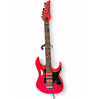 Used Ibanez JEMJR Hot Pink Solid Body Electric Guitar