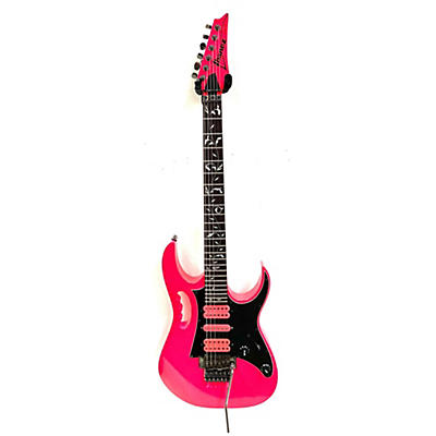 Ibanez Used Ibanez JEMJR Pink Solid Body Electric Guitar