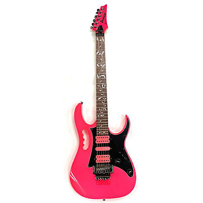 Ibanez Used Ibanez JEMJR Pink Solid Body Electric Guitar