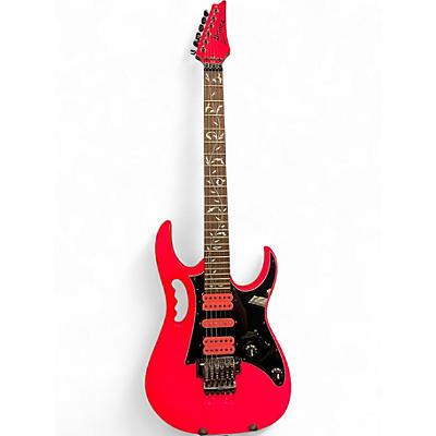 Used Ibanez JEMJR Pink Solid Body Electric Guitar