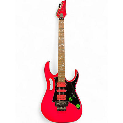 Used Ibanez JEMJR Pink Solid Body Electric Guitar