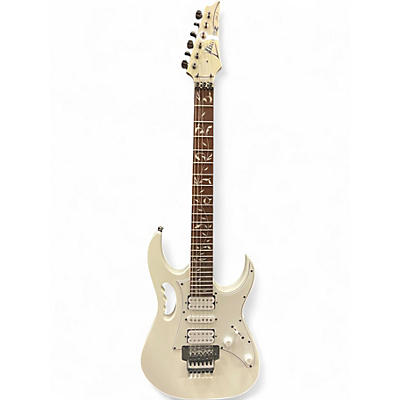 Used Ibanez JEMJR WHITE Solid Body Electric Guitar