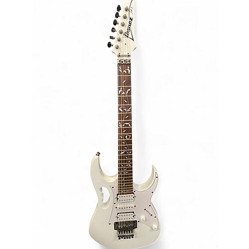 Used Ibanez JEMJR WHITE Solid Body Electric Guitar WHITE