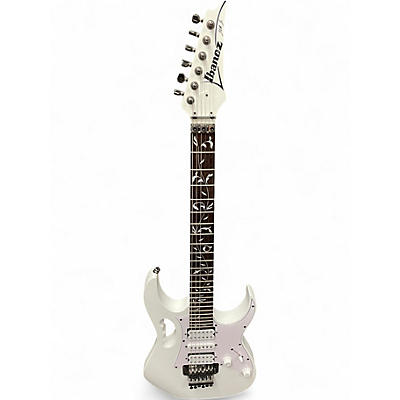 Used Ibanez JEMJR WHITE Solid Body Electric Guitar